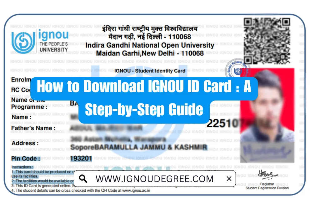 IGNOU ID Card