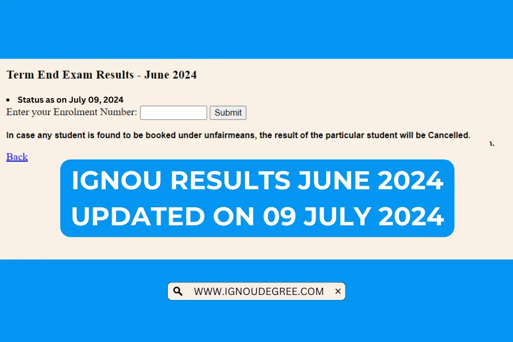 IGNOU Results June 2024