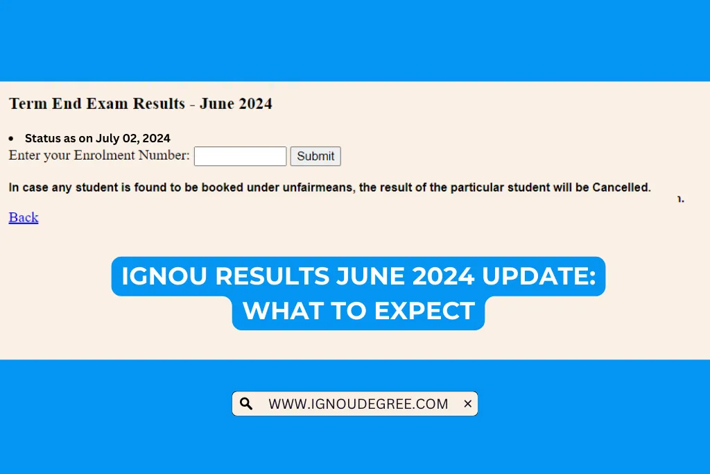 IGNOU Results June 2024