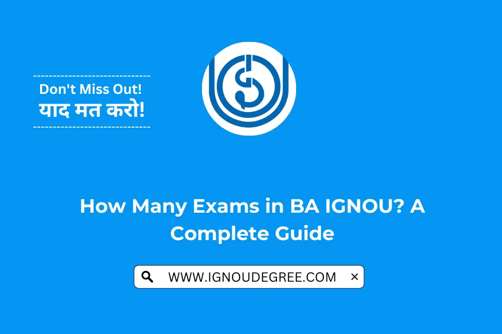 Exams in BA IGNOU