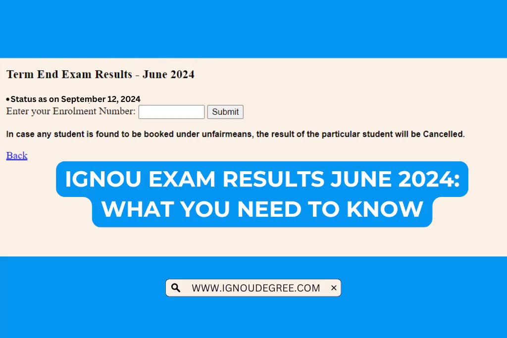 IGNOU Exam Results